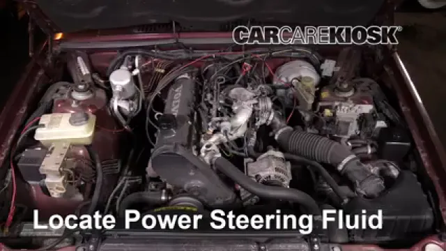 1992 Volvo 740 2.3L 4 Cyl. Wagon Líquido de dirección asistida Agregar líquido